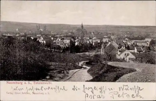 Ak Naumburg an der Saale, Totalansicht