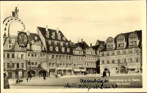 Ak Naumburg an der Saale, Marktplatz