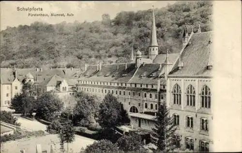 Ak Schulpforta Bad Kösen Naumburg an der Saale, Fürstenhaus, Alumnat, Aula