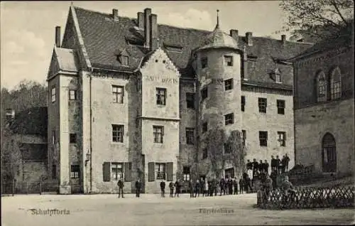 Ak Schulpforta Bad Kösen Naumburg an der Saale, Blick auf das Fürstenhaus