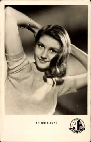 Ak Schauspielerin Felicita Busi, Portrait