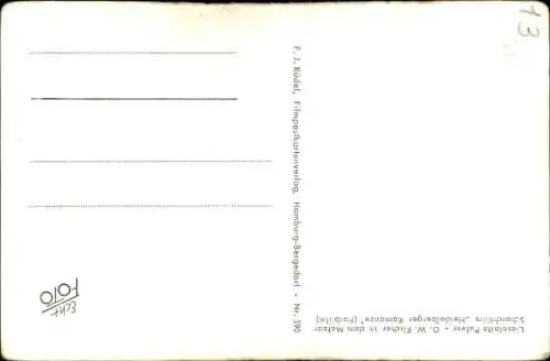 Ak Schauspieler Lieselotte Pulver und O. W. Fischer i. Heidelberger Romanze, Rüdel Verlag