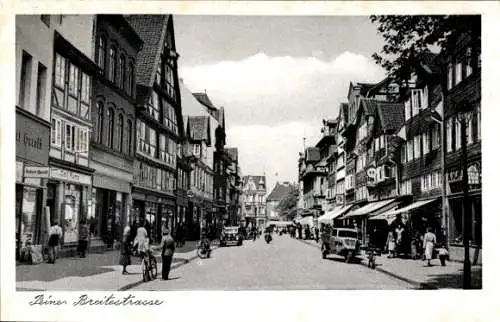 Ak Peine in Niedersachsen, Breitestraße