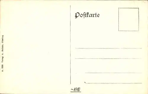 Ak Jüterbog in Brandenburg, Dammtor von innen und außen, Spruchtafel