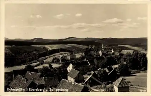 Ak Hohegeiß Braunlage im Oberharz, Ebersberg, Spitzenberg