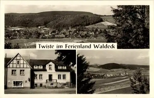 Ak Twiste Twistetal Hessen, Gesamtansicht