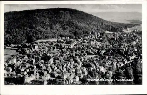 Ak Neustadt bei Coburg Oberfranken, Fliegeraufnahme