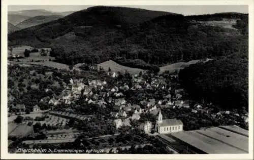 Ak Bleichheim in Baden Herbolzheim im Breisgau Schwarzwald, Fliegeraufnahme