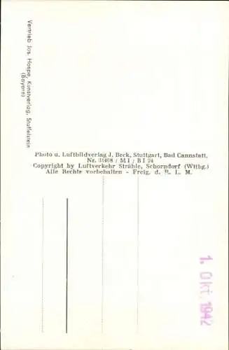 Ak Schesslitz Scheßlitz in Oberfranken, Kapelle Gügel, Fliegeraufnahme