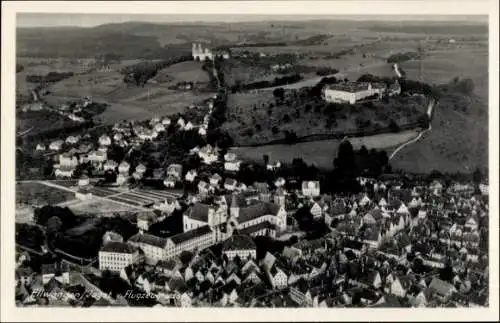 Ak Ellwangen an der Jagst Württemberg, Fliegeraufnahme