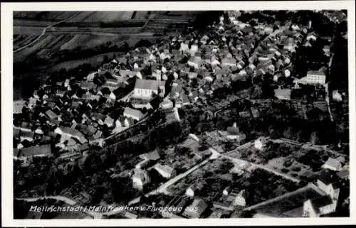 Ak Mellrichstadt in Unterfranken, Fliegeraufnahme