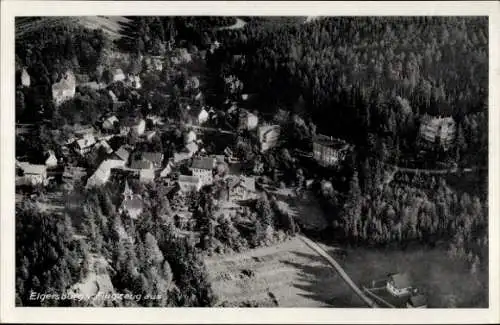 Ak Elgersburg in Thüringen, Fliegeraufnahme