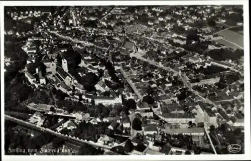 Ak Freising in Oberbayern, Fliegeraufnahme