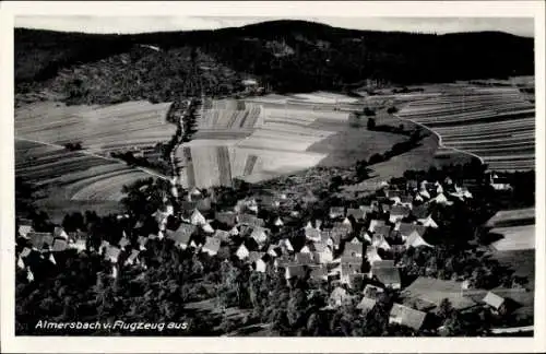 Ak Almersbach im Westerwald, Fliegeraufnahme