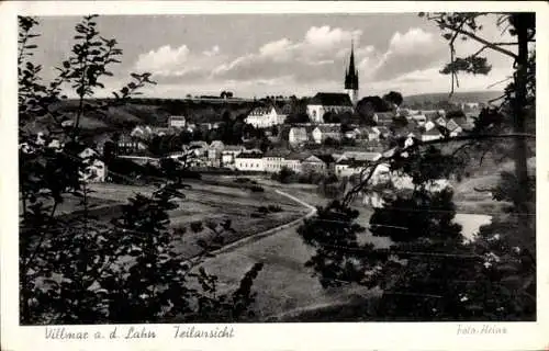 Ak Villmar an der Lahn Hessen, Teilansicht, Kirche