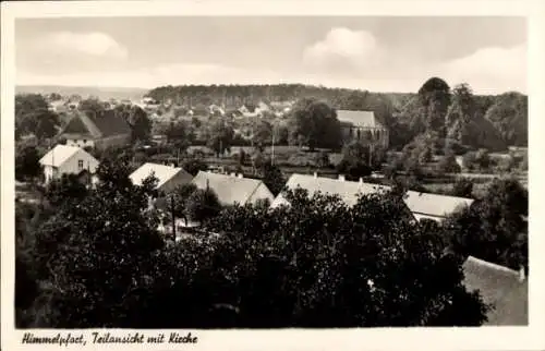 Ak Himmelpfort Fürstenberg an der Havel, Gesamtansicht, Kirche