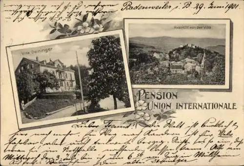 Ak Badenweiler im Schwarzwald, Union Internationale, Villa Deininger