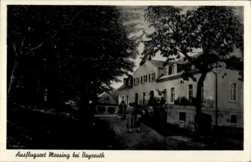 Ak Oberobsang Bayreuth in Oberfranken, Moosing, Seitenansicht vom Haus