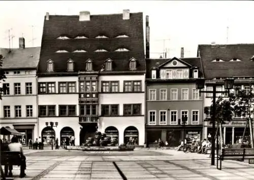 Ak Naumburg an der Saale, Holzmarkt