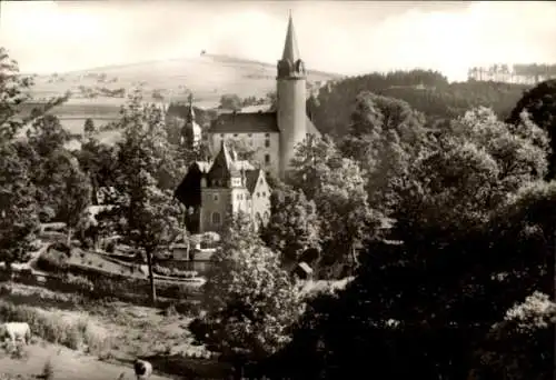 Ak Neuhausen im Erzgebirge, Schloss Purschenstein