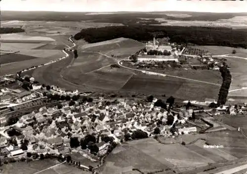 Ak Neresheim in Württemberg, Fliegeraufnahme