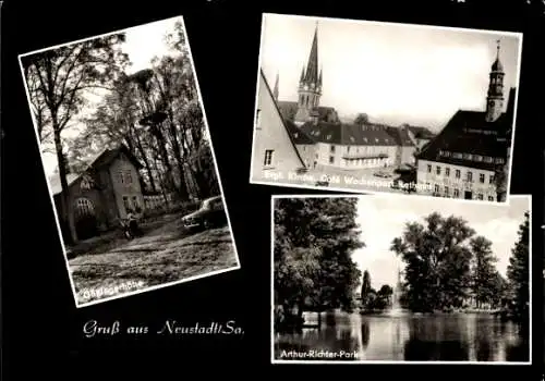 Ak Bad Neuhaus Bad Neustadt an der Saale Unterfranken, Arthur-Richter-Park