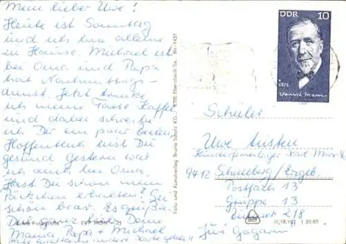 Ak Bad Neuhaus Bad Neustadt an der Saale Unterfranken, Arthur-Richter-Park