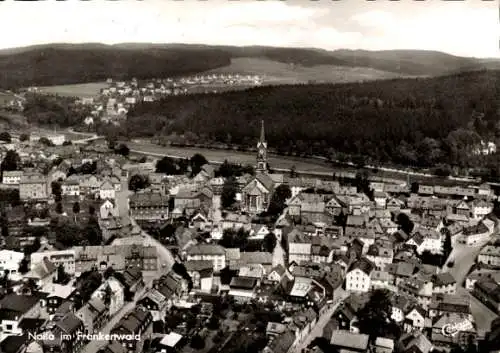 Ak Naila in Oberfranken, Fliegeraufnahme