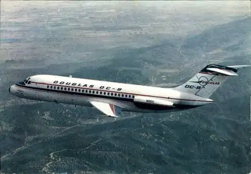 Ak Passagierflugzeug Douglas DC-9, N90C