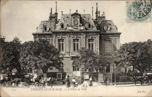 Ak Trouville sur Mer Calvados, L'Hotel de Ville