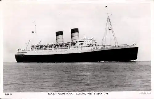 Ak Dampfer Mauretania, White Star Line