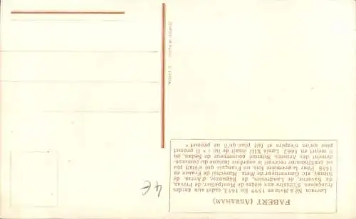 Künstler Ak Vallet, Abraham de Fabert, Arbeiter mit Spitzhacken