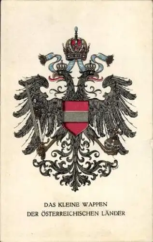 Wappen Ak Das kleine Wappen der österreichischen Länder