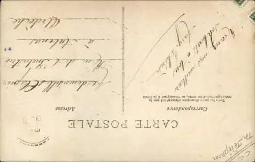 Ak Glückwunsch Neujahr, Dame am Telefon