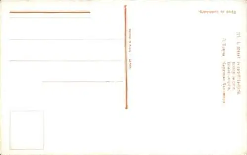 Künstler Ak Bonnat, Cardinal Lavigerie, Soutane, Kreuz