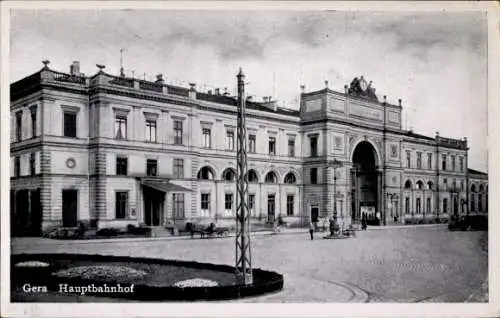 Ak Gera in Thüringen, Hauptbahnhof