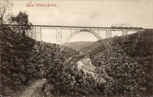 Ak Solingen im Bergischen Land, Müngstener Brücke, Kaiser Wilhelm Brücke bei Müngsten