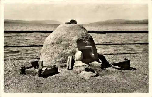 Ak Unteruhldingen Uhldingen Mühlhofen am Bodensee, Freilichtmuseum