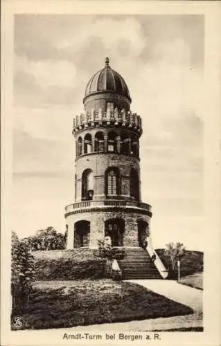 Ak Bergen auf der Insel Rügen, Arndtturm