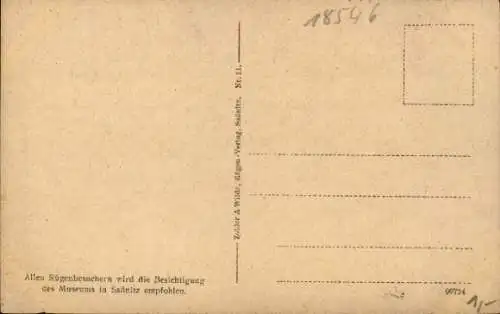 Ak Sassnitz auf Rügen, Wissower Klinken