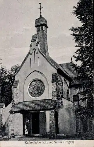 Ak Ostseebad Sellin auf Rügen, Katholische Kirche