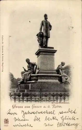 Ak Essen im Ruhrgebiet, Krupp-Denkmal