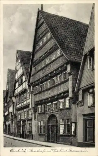 Ak Osnabrück in Niedersachsen, Bierstraße, Renaissancehäuser