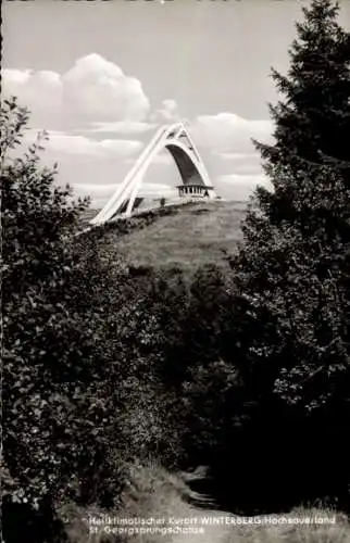 Ak Winterberg im Sauerland, St. Georgsprungschanze