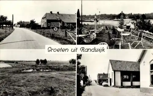 Ak Randwijk Gelderland Niederlande, Detailansichten, Terrasse, Landschaft