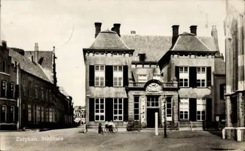 Ak Zutphen Gelderland, Rathaus