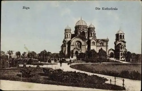 Ak Riga Lettland, Die Kathedrale