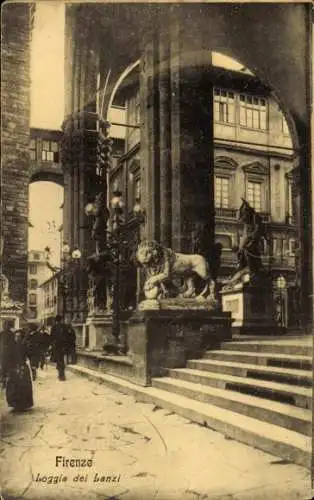 Ak Firenze Florenz Toscana, Loggia dei Lanz