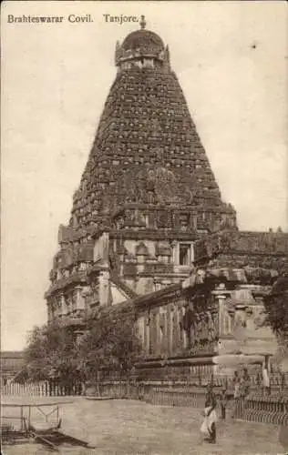 Ak Tanjore Thanjavur Indien, Brahteswarar Covil