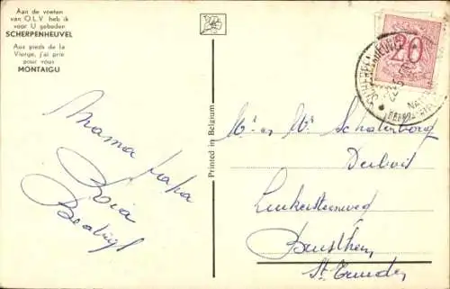 Ak Montaigu Scherpenheuvel Flämisch Brabant, Notre Dame, Albert und Isabelle